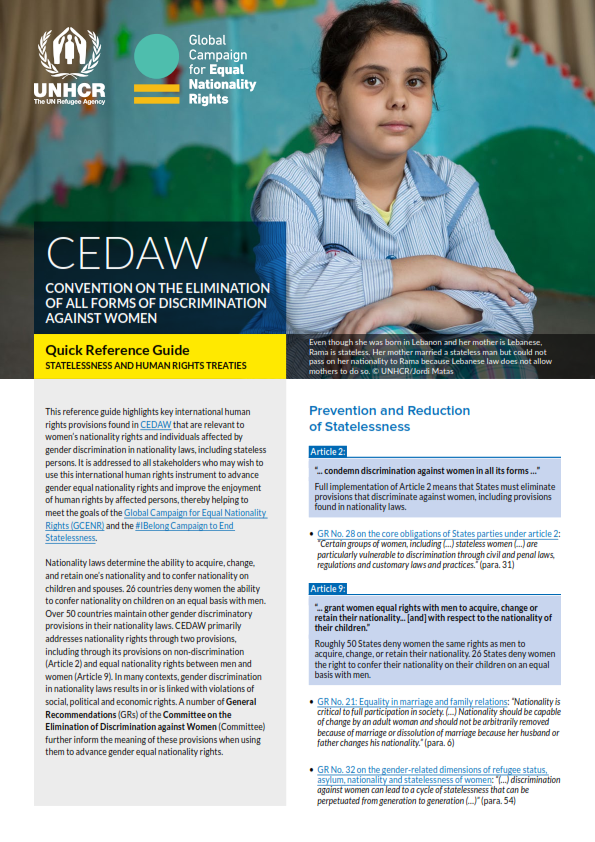 Cedaw Quick Reference Guide Ask Us Open Access - 